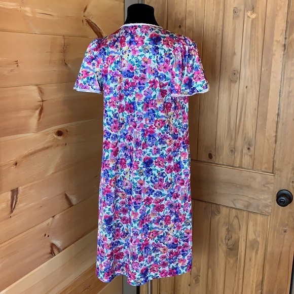 Vintage Vanity Fair floral print lightweight robe Size Small - Picture 5 of 11